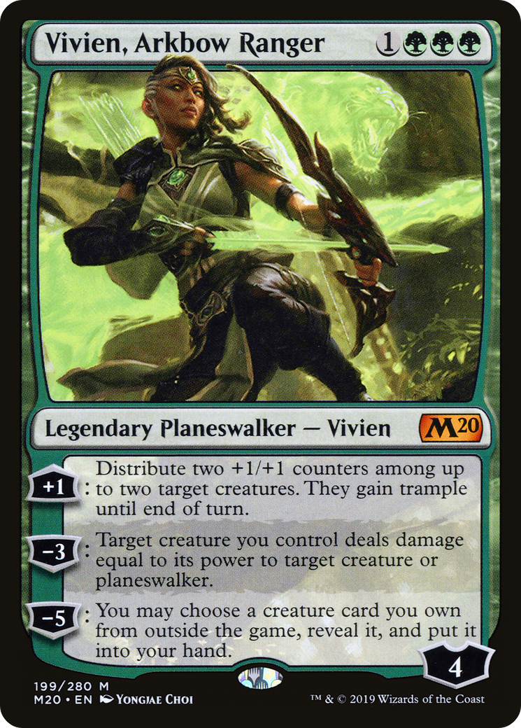 Vivien, Arkbow Ranger (M20-199) - Core Set 2020 Foil