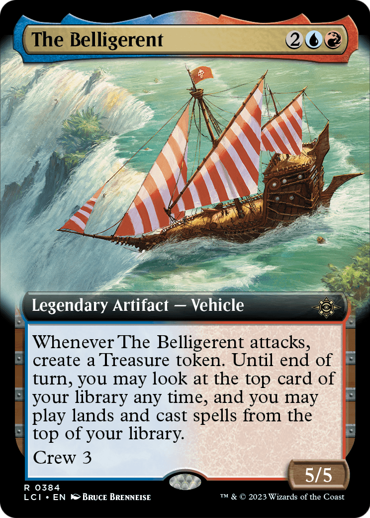 The Belligerent (Extended Art) (LCI-384) - The Lost Caverns of Ixalan: (Extended Art) Foil