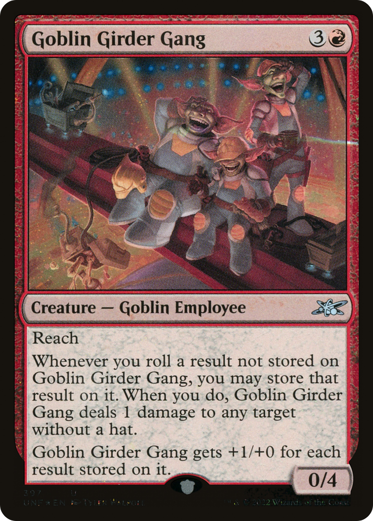 Goblin Girder Gang (Galaxy Foil) (UNF-397) - Unfinity Foil