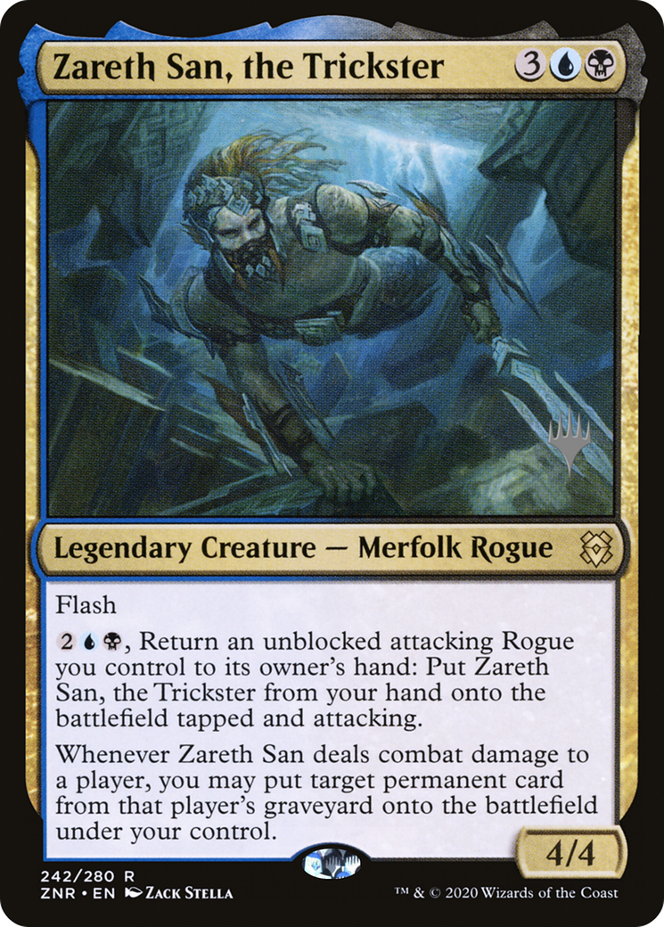 Zareth San, the Trickster (PPZNR-242) - Zendikar Rising Promos