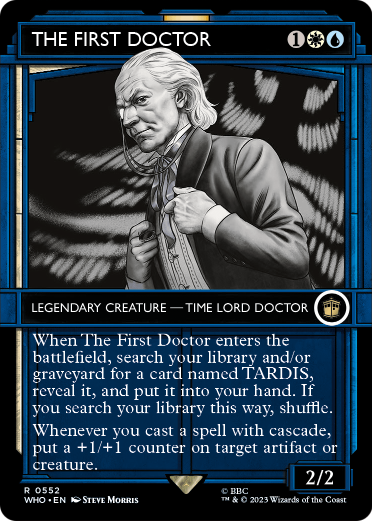 The First Doctor (Showcase) (WHO-552) - Doctor Who: (Showcase) (Borderless)