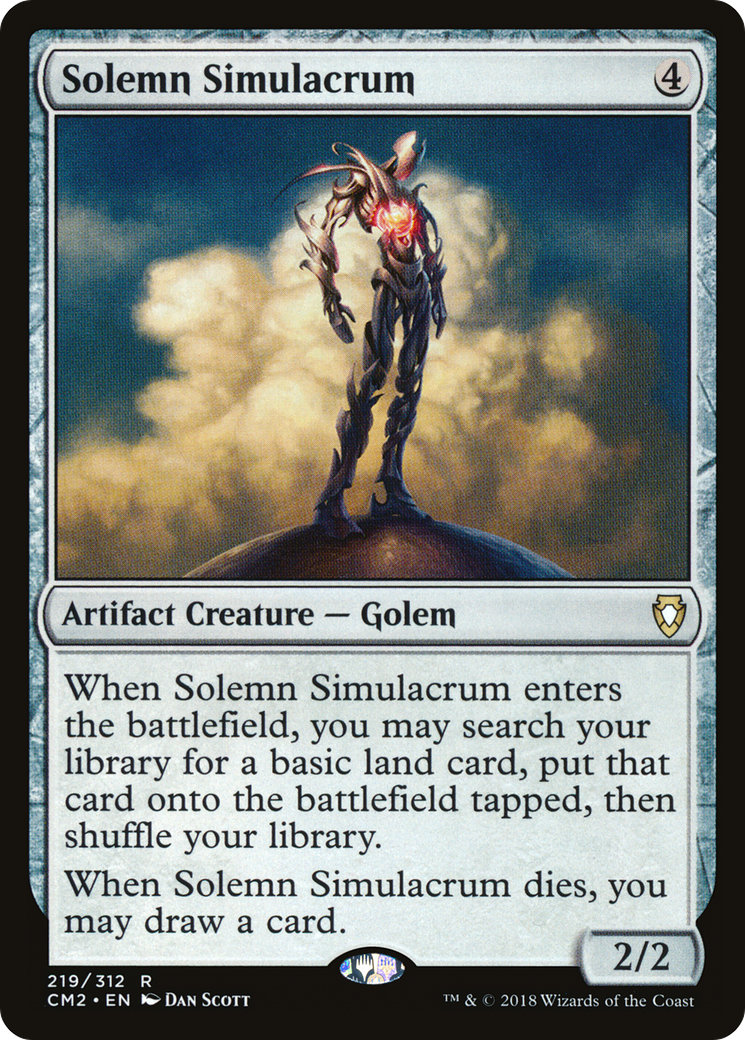 Solemn Simulacrum (219) (CM2-219) - Commander Anthology Volume II