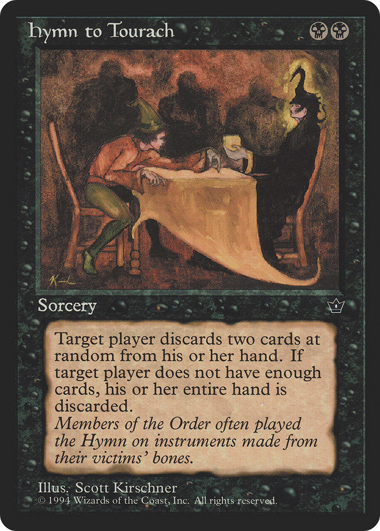 Hymn to Tourach (Table) (FEM-) - Fallen Empires