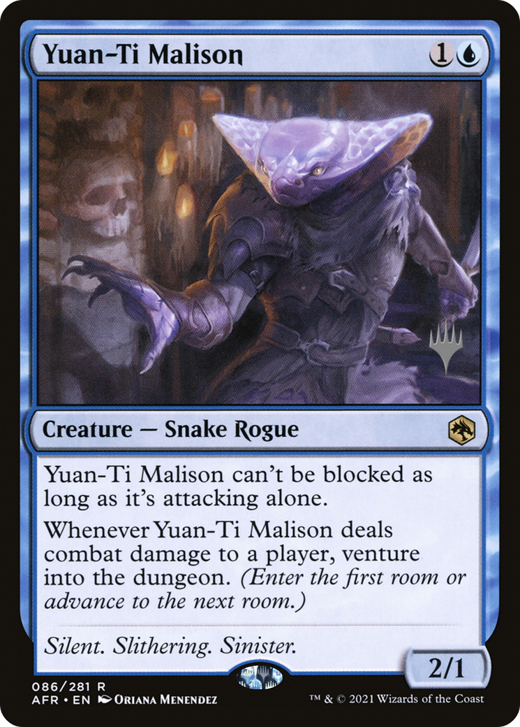 Yuan-Ti Malison (PPAFR-086) - Adventures in the Forgotten Realms Promos Foil