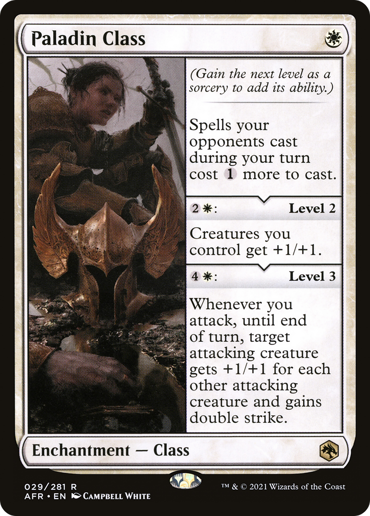 Paladin Class (AFR-029) - Adventures in the Forgotten Realms