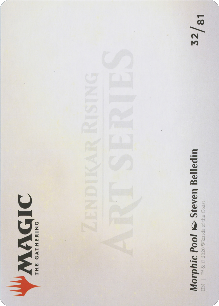 Morphic Pool // Morphic Pool (AZNR-032) - Zendikar Rising Art Series (Borderless)