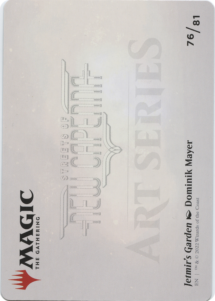 Jetmir's Garden // Jetmir's Garden (ASNC-076) - New Capenna Art Series (Borderless) Foil