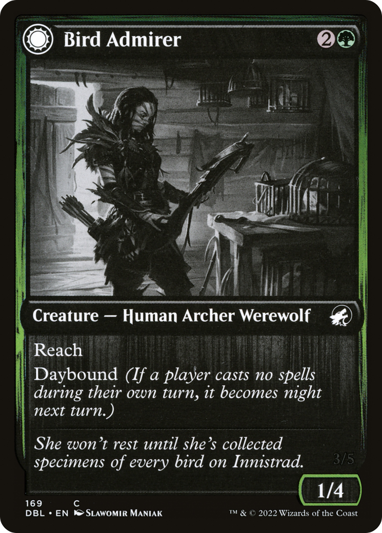 Bird Admirer (DBL-169) - Innistrad: Double Feature: (Double Faced Transform)