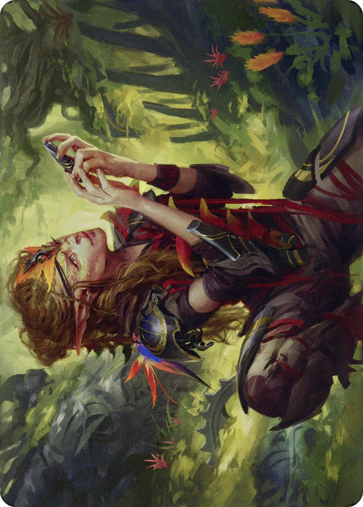 Meria, Scholar of Antiquity // Meria, Scholar of Antiquity (ADMU-050) - Dominaria United Art Series (Borderless) Foil