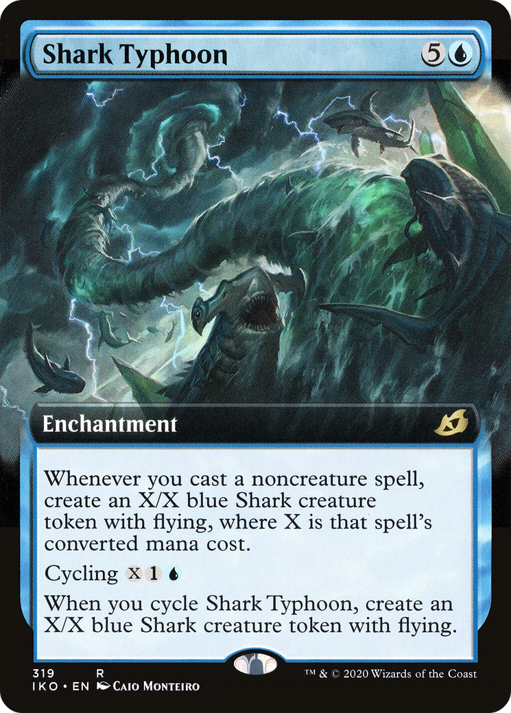 Shark Typhoon (Extended Art) (IKO-319) - Ikoria: Lair of Behemoths: (Extended Art)