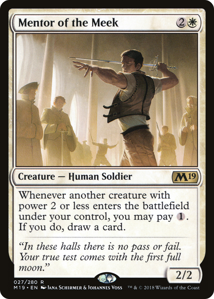 Mentor of the Meek (M19-027) - Core Set 2019 Foil