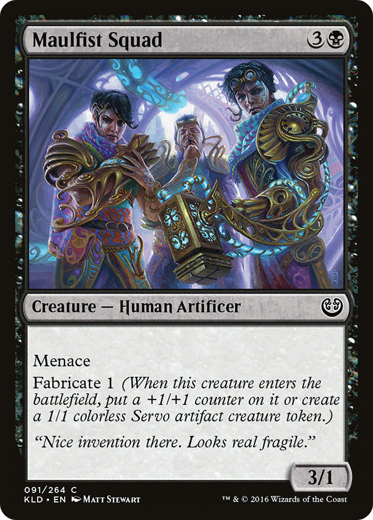 Maulfist Squad (KLD-091) - Kaladesh Foil
