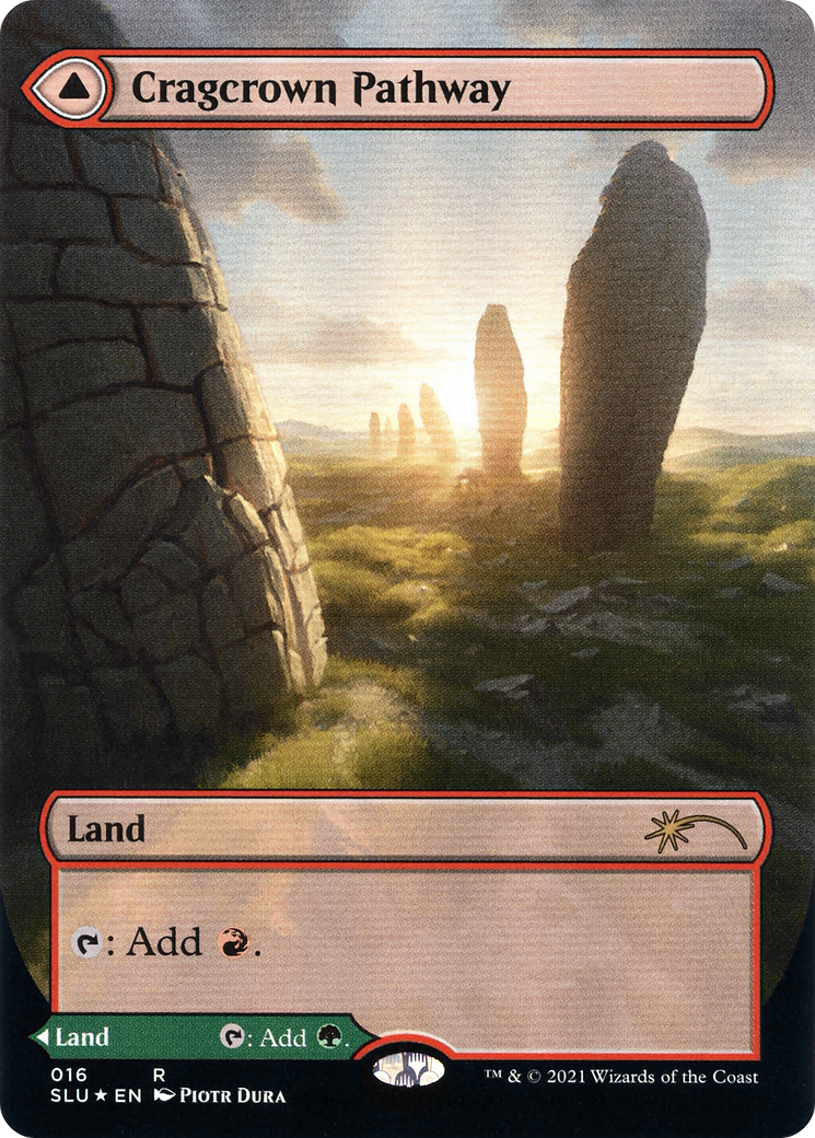 Cragcrown Pathway (Borderless) (SLU-016) - Secret Lair: Ultimate Edition: (Showcase) Foil