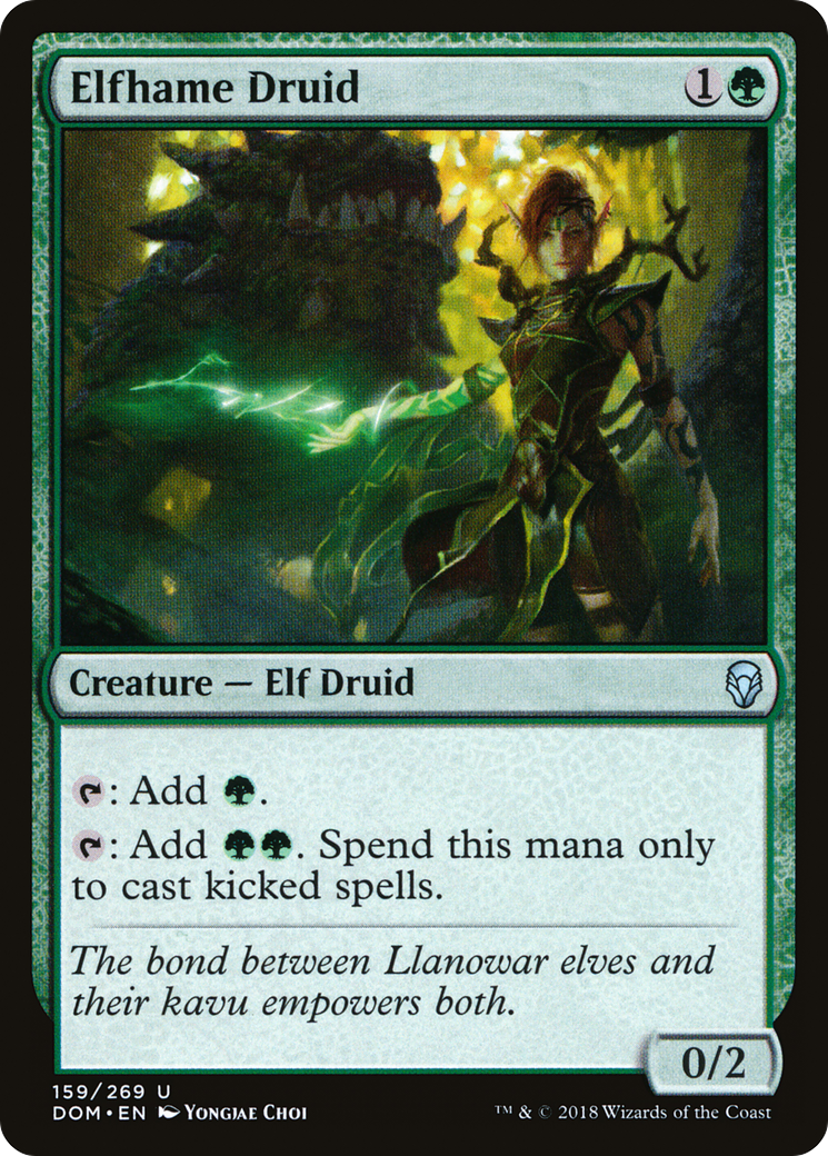 Elfhame Druid (DOM-159) - Dominaria Foil