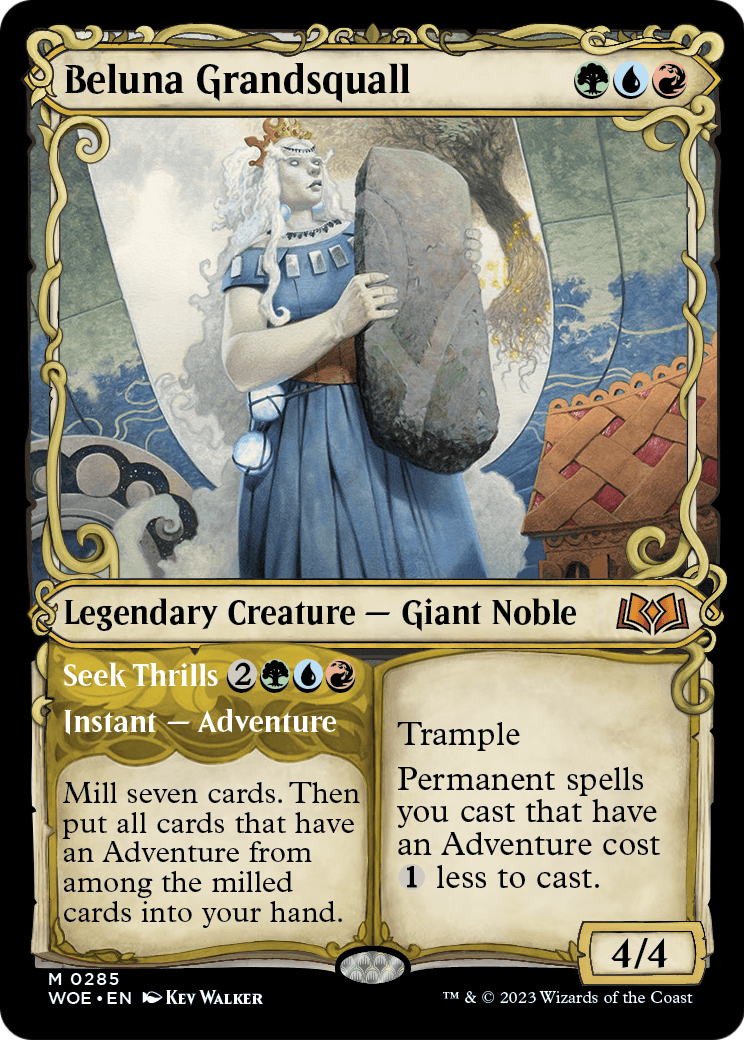Beluna Grandsquall (Showcase) (WOE-285) - Wilds of Eldraine: (Showcase)