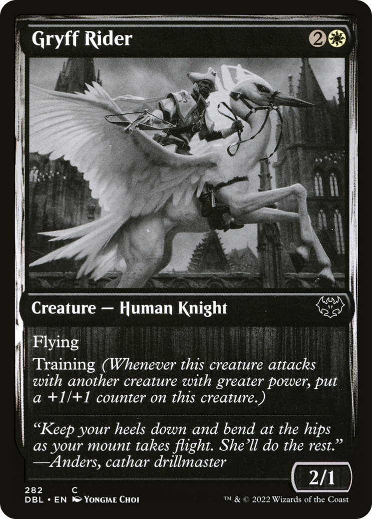 Gryff Rider (DBL-282) - Innistrad: Double Feature Foil