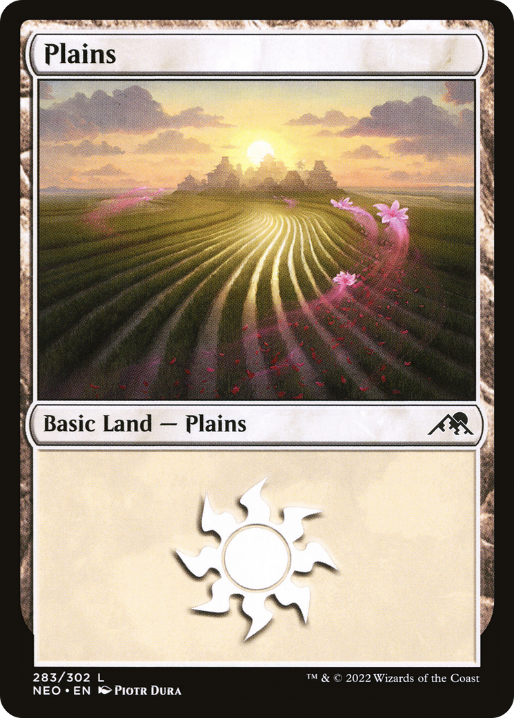 Plains (283) (NEO-283) - Kamigawa: Neon Dynasty