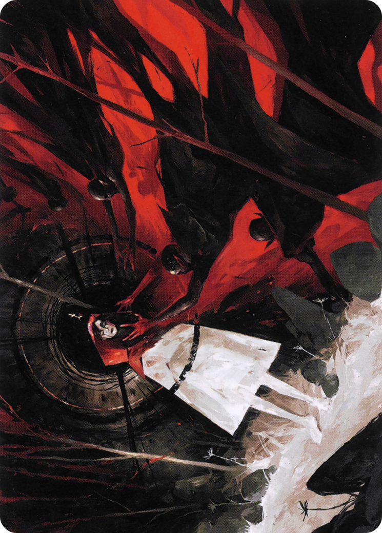 Curse of Hospitality // Curse of Hospitality (AVOW-041) - Crimson Vow Art Series (Borderless) Foil