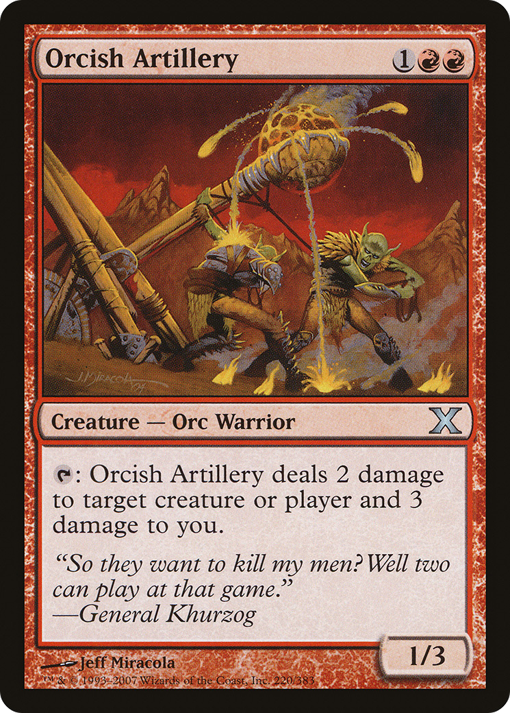 Orcish Artillery (10E-220) - Tenth Edition
