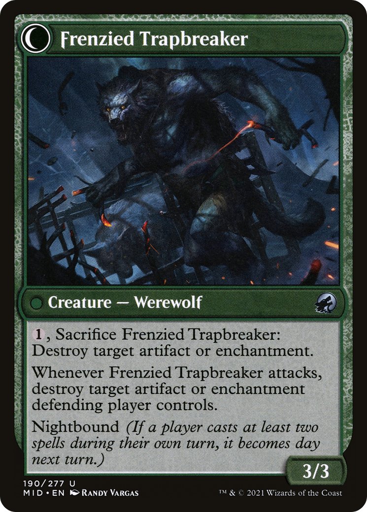 Outland Liberator (MID-190) - Innistrad: Midnight Hunt: (Double Faced Transform) Foil