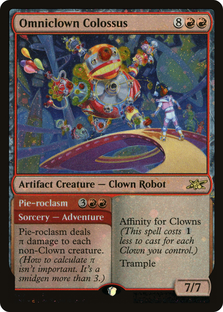Omniclown Colossus (Galaxy Foil) (UNF-402) - Unfinity Foil