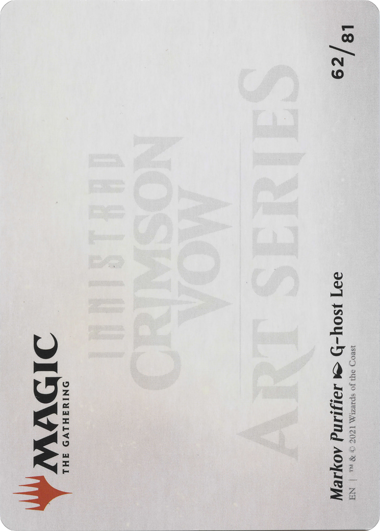 Markov Purifier // Markov Purifier (AVOW-062) - Crimson Vow Art Series (Borderless) Foil