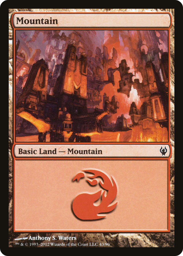 Mountain (43) (DDJ-043) - Duel Decks: Izzet vs. Golgari