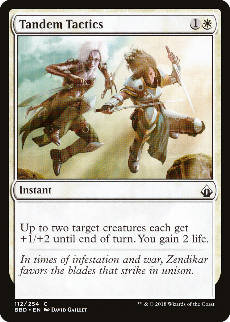 Tandem Tactics (BBD-112) - Battlebond Foil
