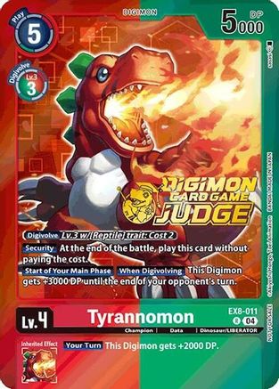 Tyrannomon (Judge Pack 2025 Wave 1) (EX8-011) - Chain of Liberation Foil
