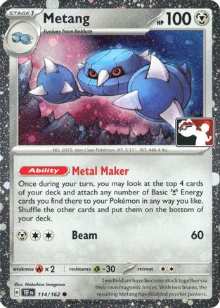 Metang (Cosmos Holo) 114/162  Prize Pack Series Cards - Common