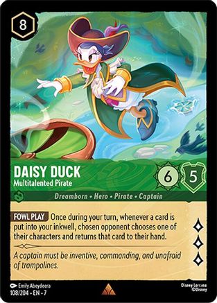 Daisy Duck - Multitalented Pirate (108/204) - Archazias Island