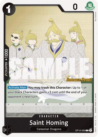 Saint Homing (OP10-093) - Royal Blood Release Event Cards