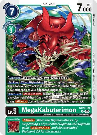 MegaKabuterimon (ST20-09) - Starter Deck 20: Protector of Light