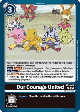 Our Courage United (ST20-14) - Starter Deck 20: Protector of Light