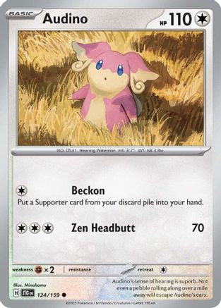 Audino 124  SV09 Journey Together - Common