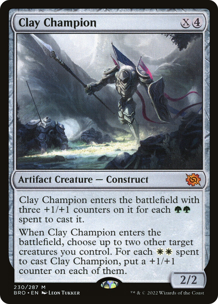 Clay Champion (BRO-230) - The Brothers' War Foil