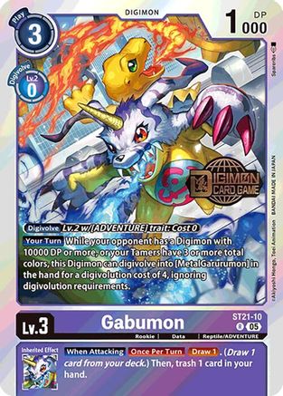 Gabumon (ST21-10) - Starter Deck 21: Hero of Hope Release Event Cards Foil