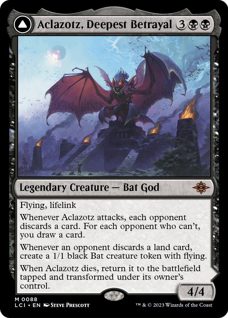 Aclazotz, Deepest Betrayal (LCI-088) - The Lost Caverns of Ixalan Foil