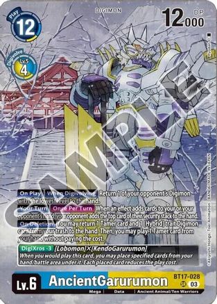 AncientGarurumon (Tamer's Selection Box Ver. Championship 2024) (BT17-028) - Secret Crisis Foil