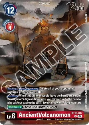 AncientVolcanomon (Tamer's Selection Box Ver. Championship 2024) (BT18-017) - Release Special Booster 2.0 Foil
