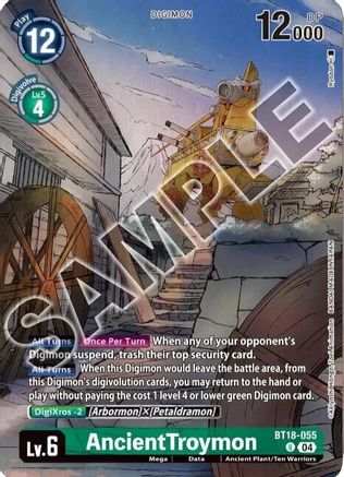 AncientTroymon (Tamer's Selection Box Ver. Championship 2024) (BT18-055) - Release Special Booster 2.0 Foil