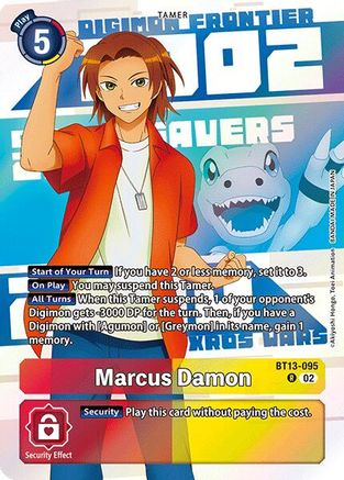Marcus Damon (Digimon Animation Series 25th Anniversary Set) (BT13-095) - Versus Royal Knights Foil
