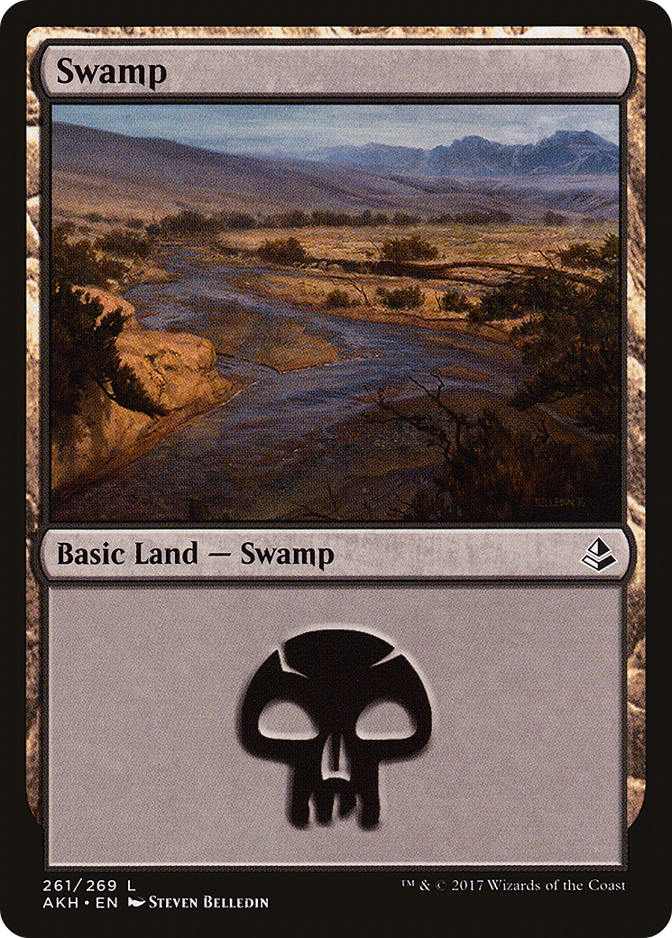 Swamp (261) (AKH-261) - Amonkhet Foil