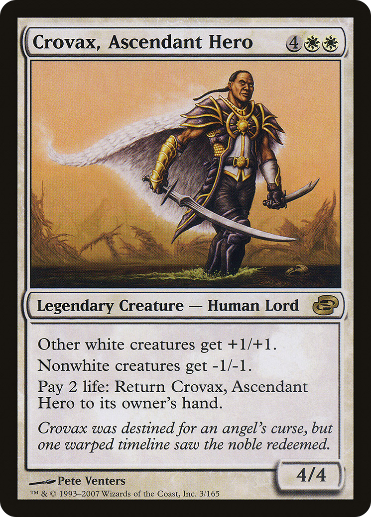 Crovax, Ascendant Hero (PLC-003) - Planar Chaos Foil