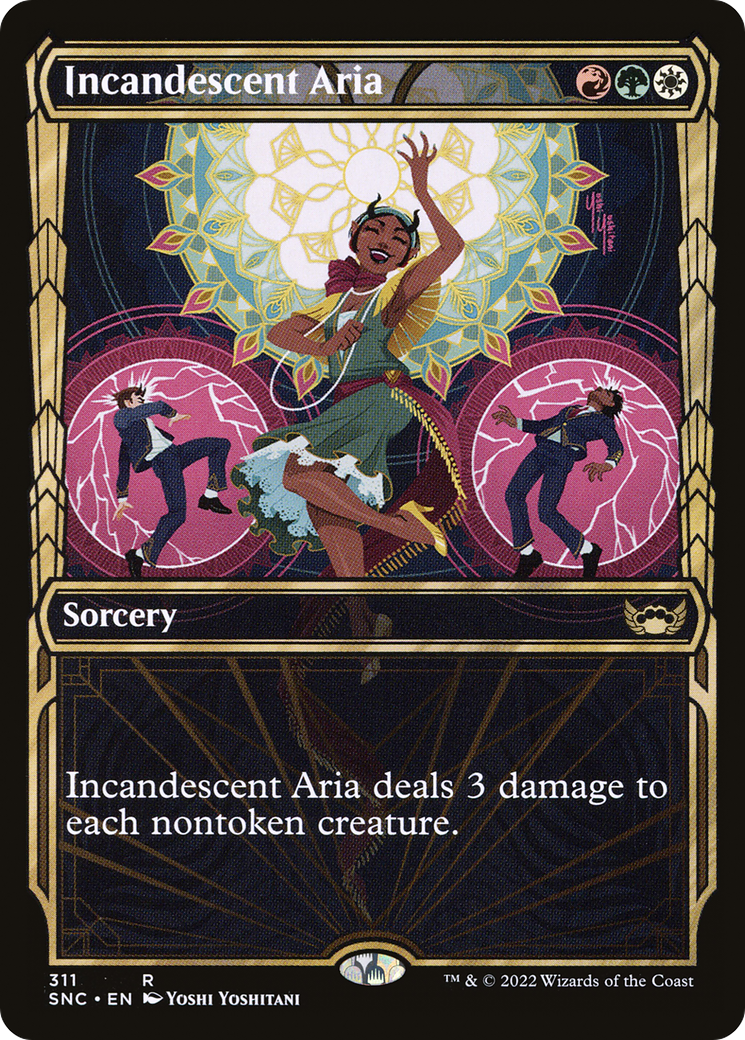 Incandescent Aria (Showcase) (SNC-311) - Streets of New Capenna: (Showcase)