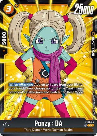 Panzy : DA (Bonus Pack Alternate Art) (FS08-09) - Starter Deck 8 Vegeta Mini Super Saiyan 3 Holofoil