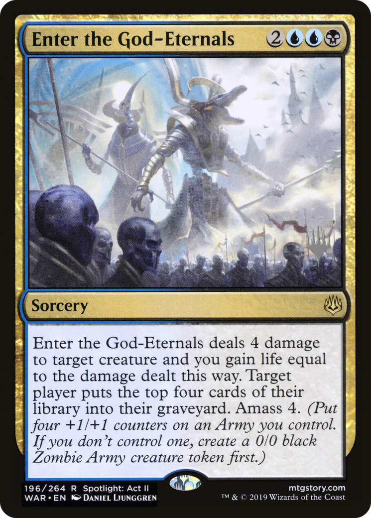 Enter the God-Eternals (PPELD-196) - War of the Spark Promos Foil