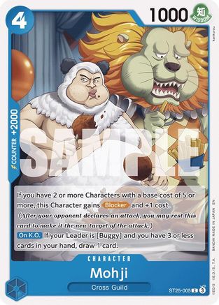 Mohji (ST25-005) - Starter Deck 25: BLUE Buggy