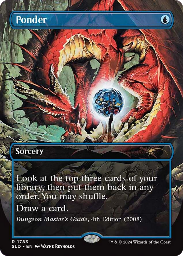 Ponder (SLD-1783) - Secret Lair Drop (Borderless)