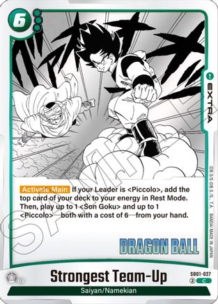 Strongest Team-Up (SB01-027) - Manga Booster 01 Holofoil